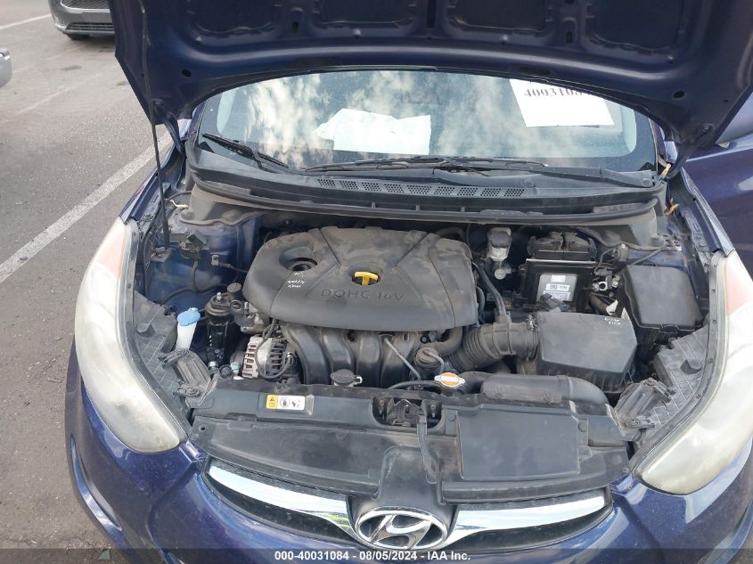 2011 Hyundai Elantra Gls VIN: 5NPDH4AE9BH029224 Lot: 40031084