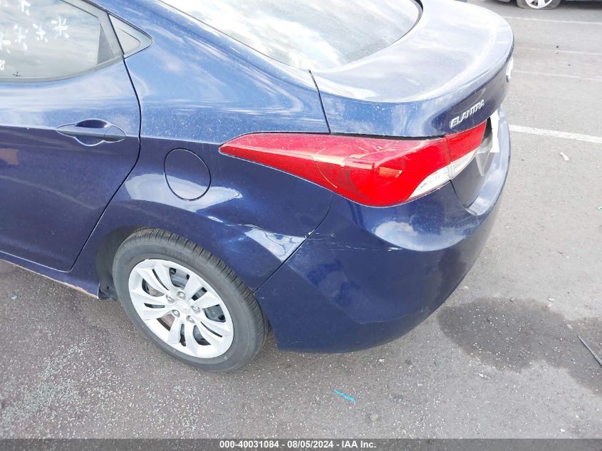 2011 Hyundai Elantra Gls VIN: 5NPDH4AE9BH029224 Lot: 40031084