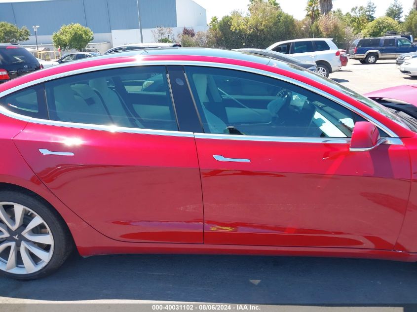 2019 Tesla Model 3 Long Range/Performance VIN: 5YJ3E1EB9KF450877 Lot: 40031102