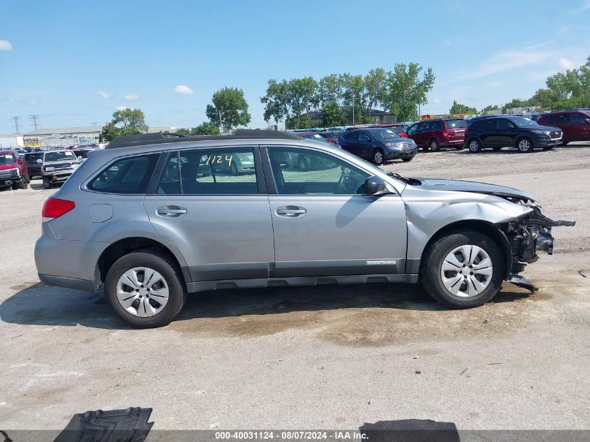 2010 Subaru Outback 2.5I VIN: 4S4BRCAC7A3324924 Lot: 40031124