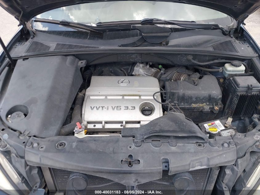 2004 Lexus Rx 330 VIN: JTJHA31U840054121 Lot: 40031183