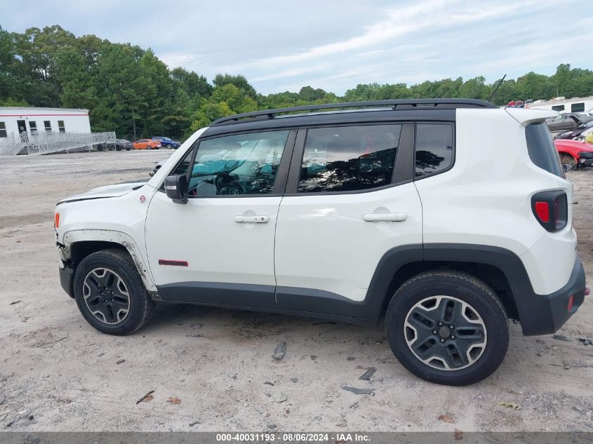 2017 Jeep Renegade Trailhawk VIN: ZACCJBCB8HPG60800 Lot: 40031193