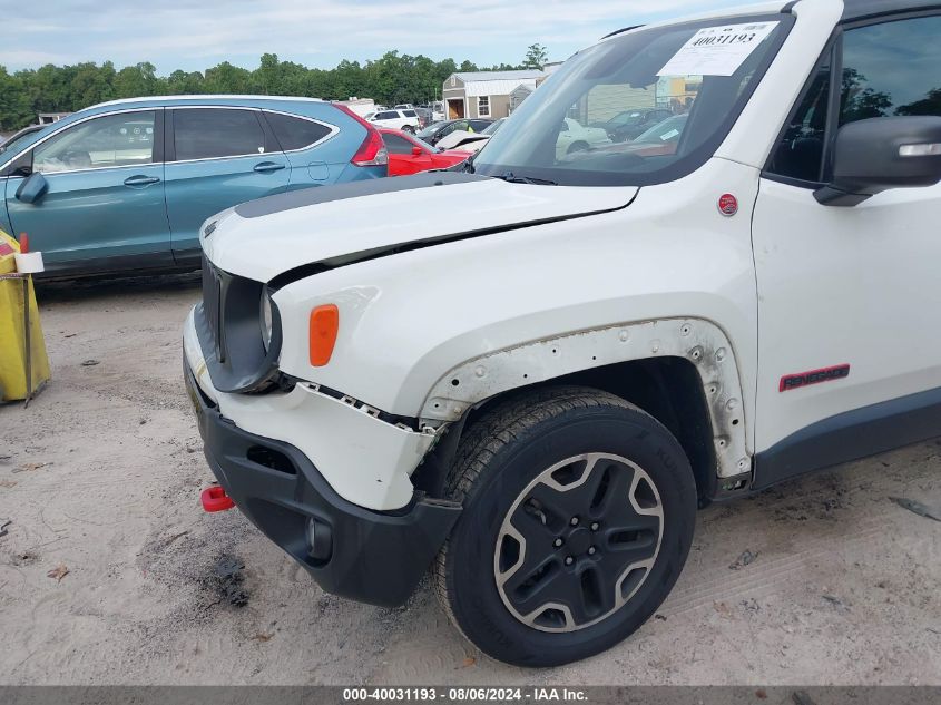 2017 Jeep Renegade Trailhawk VIN: ZACCJBCB8HPG60800 Lot: 40031193