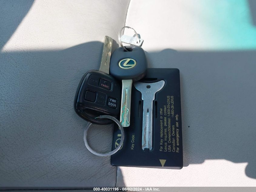 2005 Lexus Rx 330 VIN: JTJHA31U550088535 Lot: 40031195