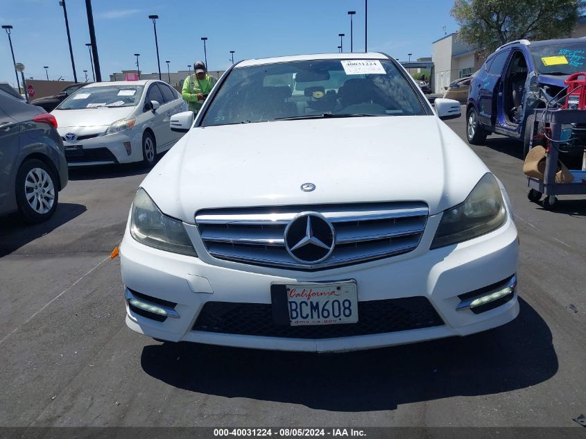 2013 Mercedes-Benz C 250 Luxury/Sport VIN: WDDGF4HB1DA755271 Lot: 40031224