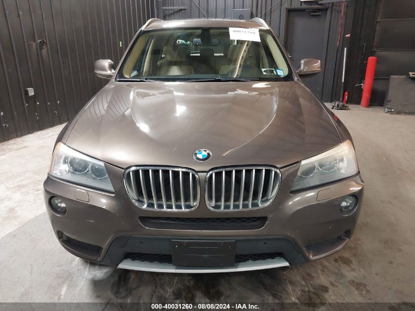 2011 BMW X3 xDrive28I VIN: 5UXWX5C51BL704136 Lot: 40031260