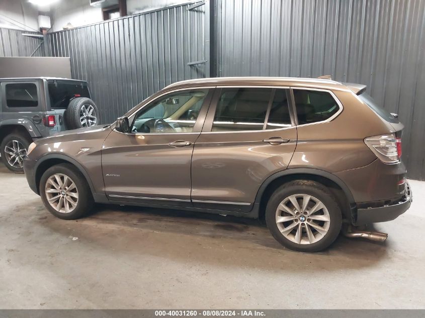 2011 BMW X3 xDrive28I VIN: 5UXWX5C51BL704136 Lot: 40031260