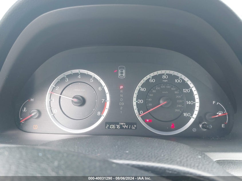 2011 Honda Accord 2.4 Ex-L VIN: 1HGCP2F88BA155136 Lot: 40031290