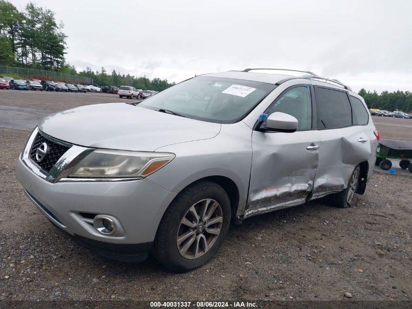 2013 Nissan Pathfinder Sl VIN: 5N1AR2MM0DC621936 Lot: 40031337