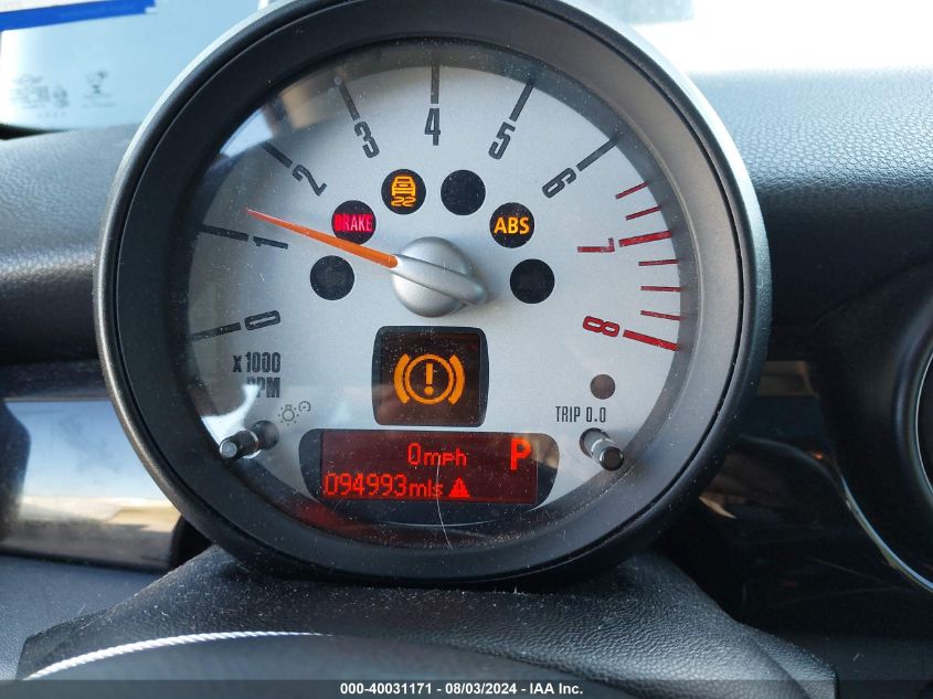 2011 Mini Cooper S VIN: WMWSV3C52BTY12935 Lot: 40031171