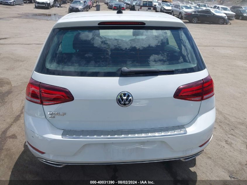 2018 Volkswagen Golf Tsi S/Tsi Se VIN: 3VWG17AU5JM272979 Lot: 40031390