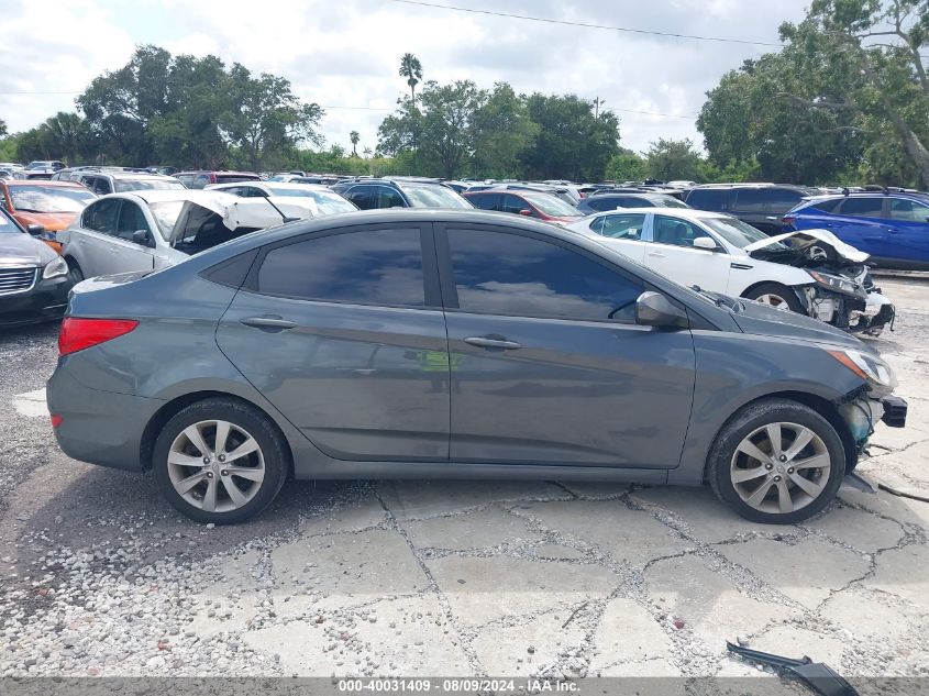 2012 Hyundai Accent Gls VIN: KMHCT4AE7CU197991 Lot: 40031409