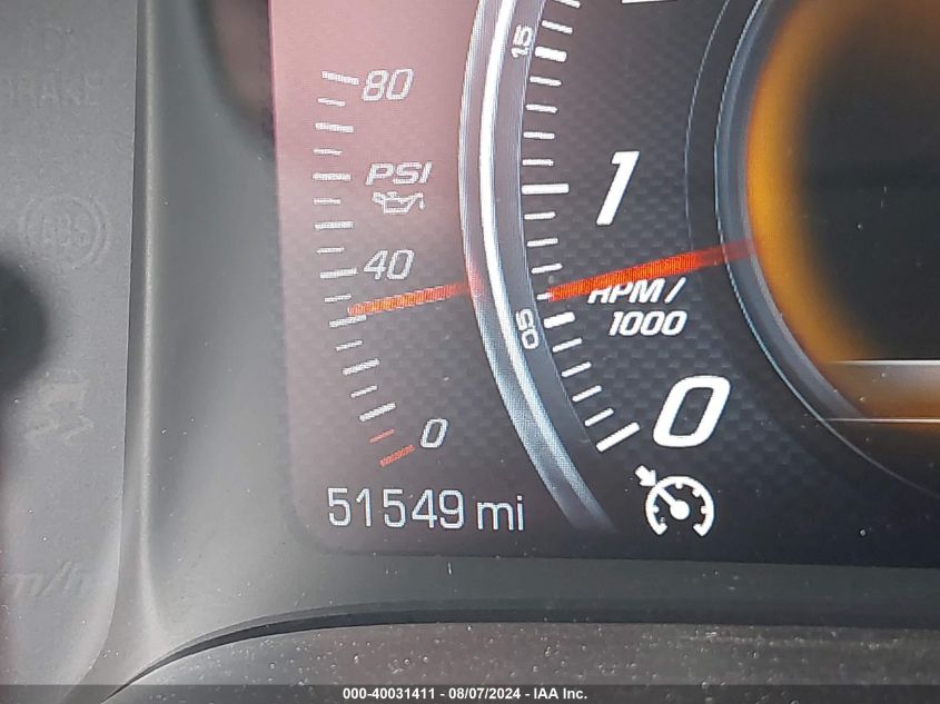 2015 Chevrolet Corvette Stingray Z51 VIN: 1G1YG2D78F5118710 Lot: 40031411