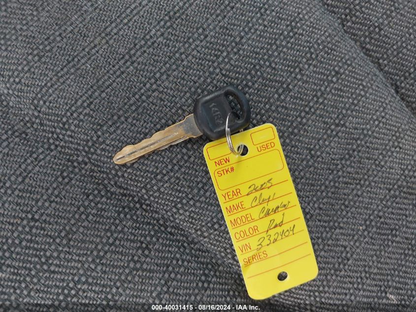 2003 Chevrolet Cavalier VIN: 1G1JC12F637332404 Lot: 40031415