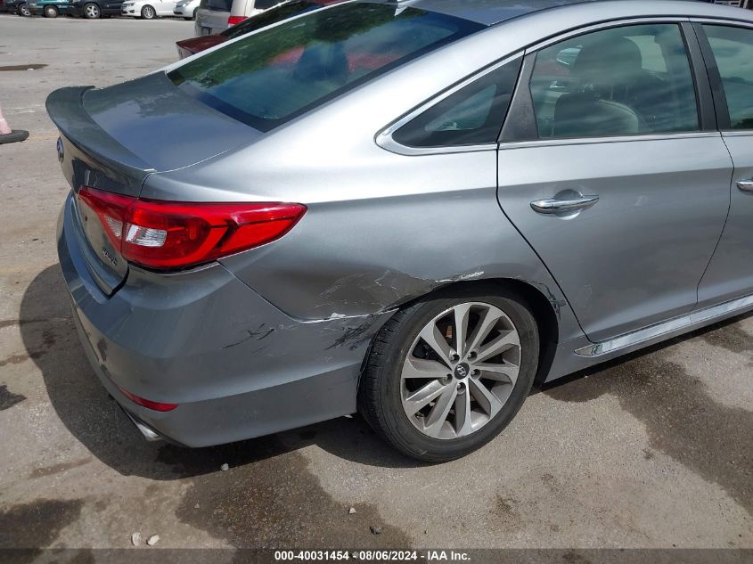 2015 Hyundai Sonata Sport VIN: 5NPE34AF4FH080387 Lot: 40031454