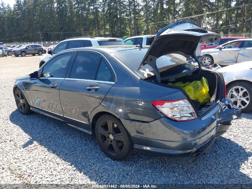 2011 Mercedes-Benz C 350 Sport VIN: WDDGF5GB9BR167429 Lot: 40031462