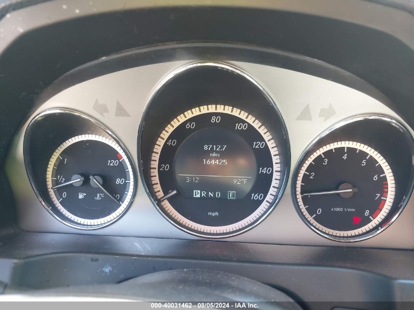 2011 Mercedes-Benz C 350 Sport VIN: WDDGF5GB9BR167429 Lot: 40031462