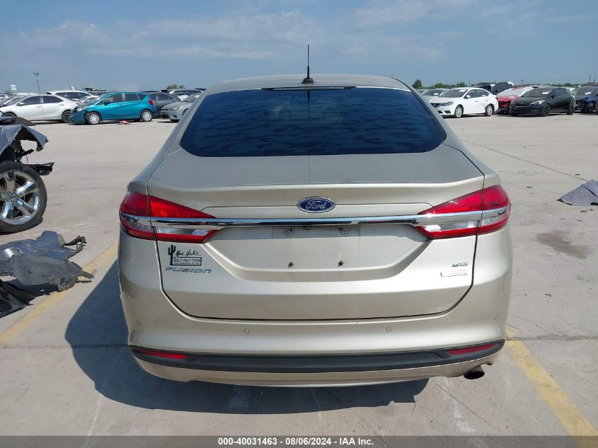 2018 Ford Fusion Se VIN: 3FA6P0HD3JR166288 Lot: 40031463