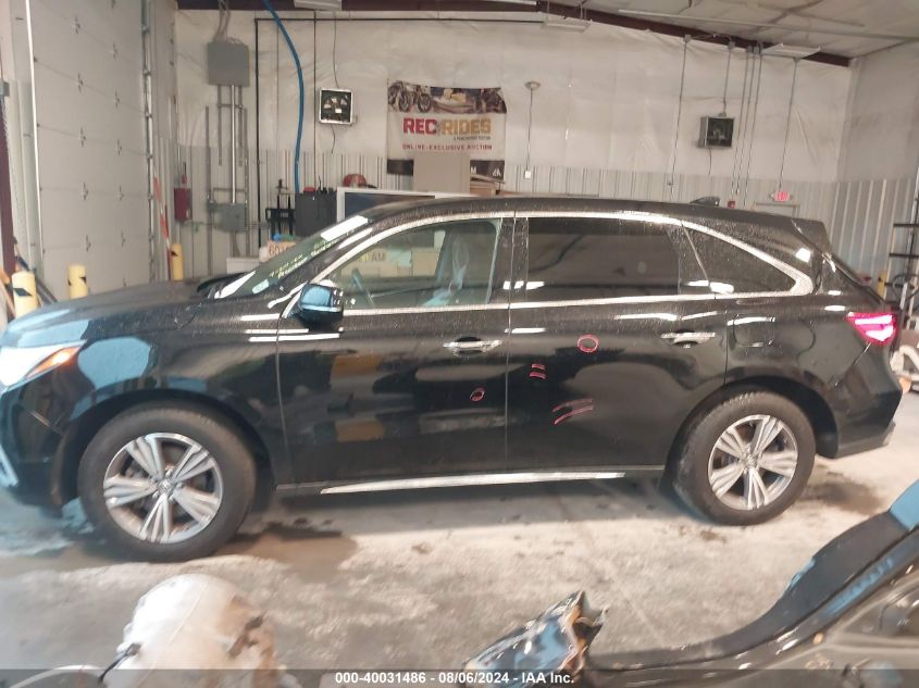 2020 Acura Mdx Standard VIN: 5J8YD4H37LL049682 Lot: 40031486