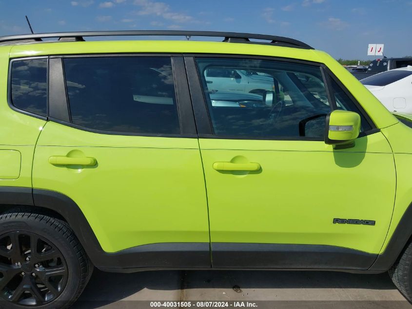 2018 Jeep Renegade Altitude Fwd VIN: ZACCJABB8JPG89005 Lot: 40031505