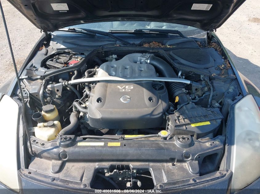 2004 Nissan 350Z Enthusiast VIN: JN1AZ36D04T110317 Lot: 40031506