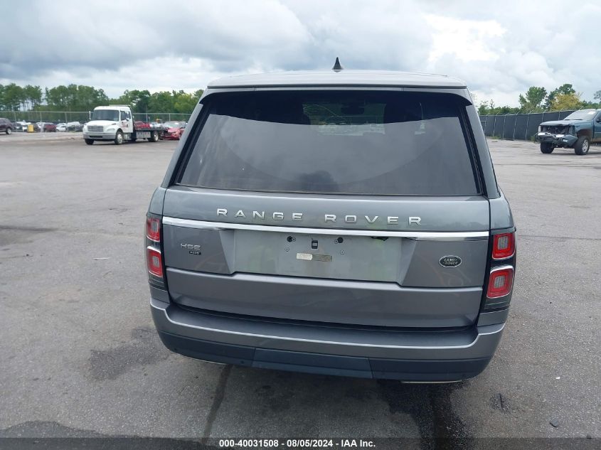 2020 Land Rover Range Rover Hse VIN: SALGS2RU2LA586881 Lot: 40031508