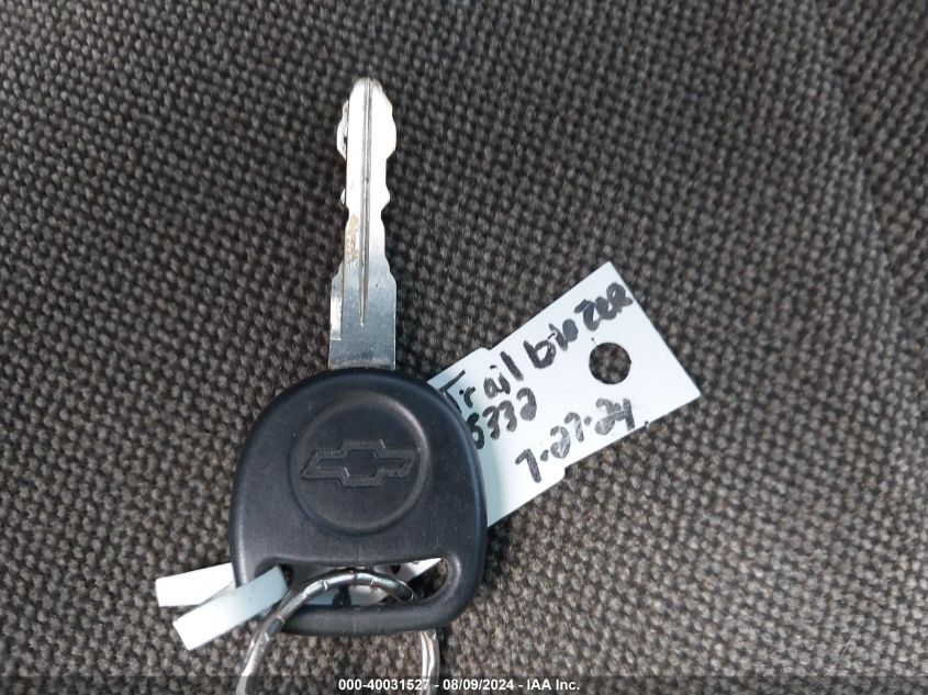 2002 Chevrolet Trailblazer Ls VIN: 1GNDT13S222247109 Lot: 40031527