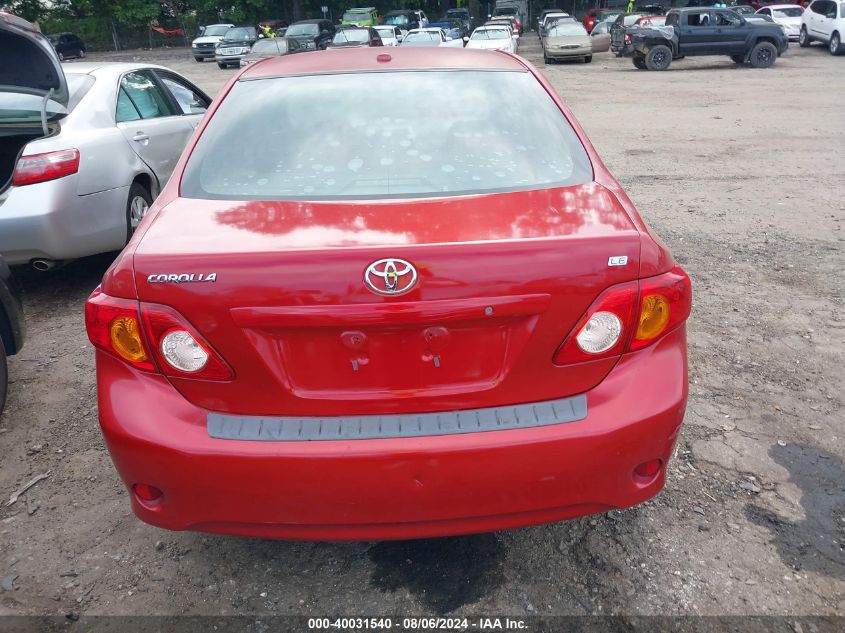 2010 Toyota Corolla Le VIN: 1NXBU4EE7AZ271653 Lot: 40031540