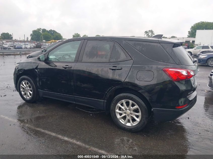 2020 Chevrolet Equinox Fwd Ls VIN: 2GNAXHEV4L6256356 Lot: 40031549