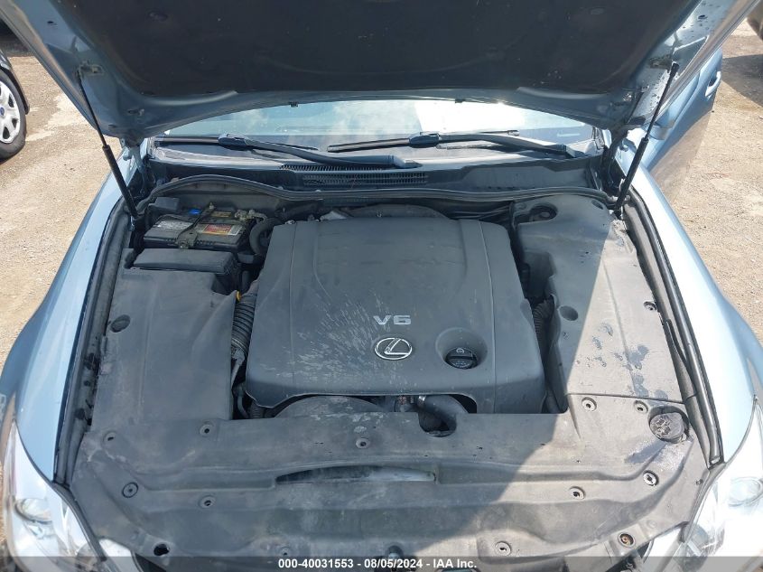 2006 Lexus Is 250 VIN: JTHCK262865000656 Lot: 40031553