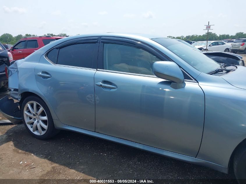 2006 Lexus Is 250 VIN: JTHCK262865000656 Lot: 40031553