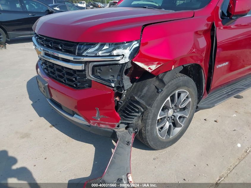 2021 Chevrolet Tahoe 2Wd Ls VIN: 1GNSCMKD3MR306724 Lot: 40031560