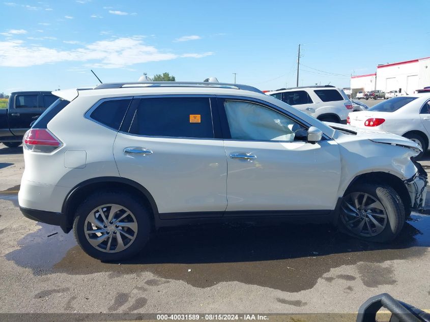 2014 Nissan Rogue Sl VIN: 5N1AT2MVXEC821024 Lot: 40031589