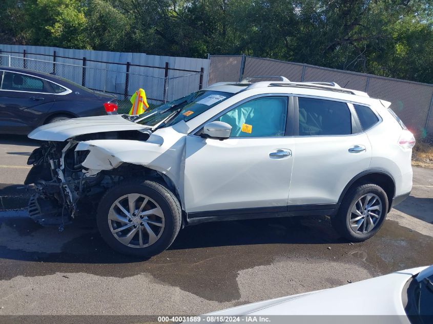 2014 Nissan Rogue Sl VIN: 5N1AT2MVXEC821024 Lot: 40031589