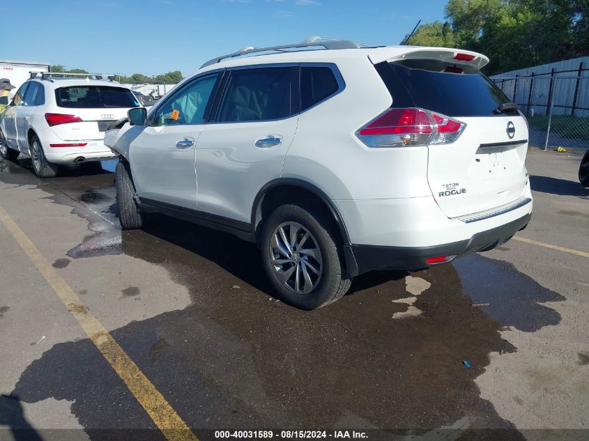 VIN 5N1AT2MVXEC821024 2014 Nissan Rogue, SL no.3