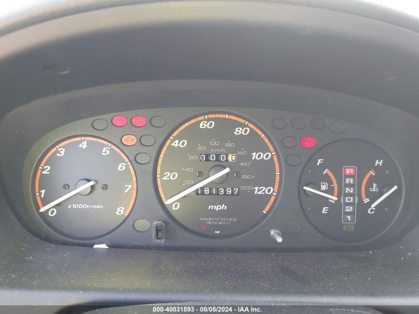 1999 Honda Cr-V Ex VIN: JHLRD1862XC066443 Lot: 40031593