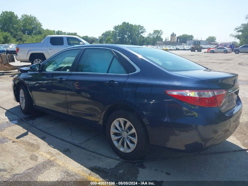 2015 Toyota Camry Hybrid Le VIN: 4T1BD1FK2FU142925 Lot: 40031596