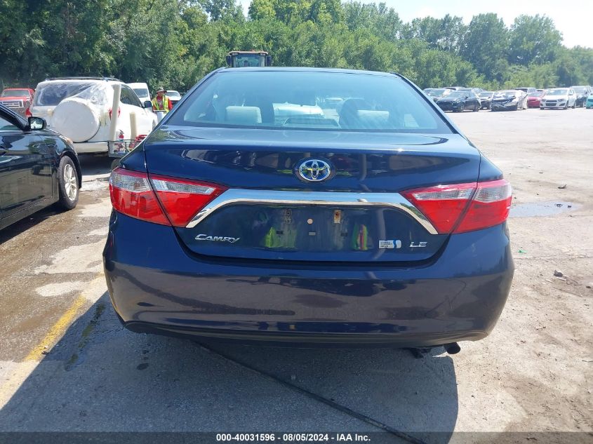 2015 Toyota Camry Hybrid Le VIN: 4T1BD1FK2FU142925 Lot: 40031596