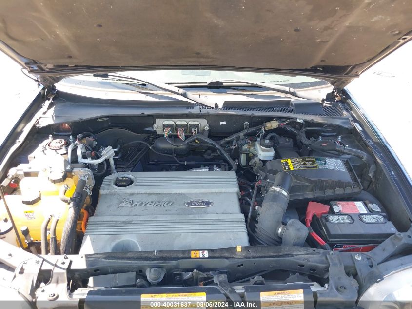 2007 Ford Escape Hybrid VIN: 1FMCU59H57KB96969 Lot: 40031637