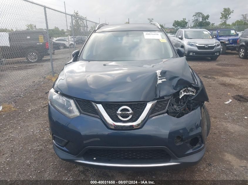 2016 Nissan Rogue S/Sl/Sv VIN: JN8AT2MV4GW136804 Lot: 40031658