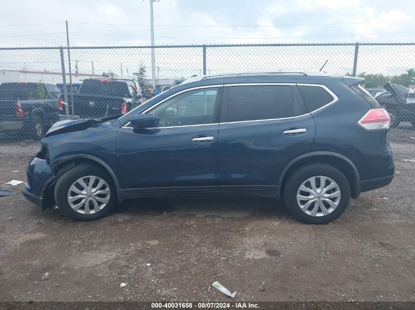 2016 Nissan Rogue S/Sl/Sv VIN: JN8AT2MV4GW136804 Lot: 40031658