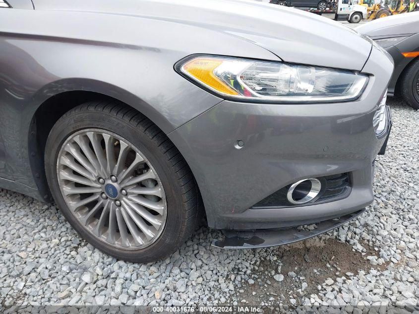 2014 Ford Fusion Hybrid Titanium VIN: 3FA6P0RU4ER220721 Lot: 40031676