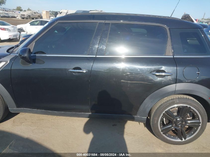 2012 Mini Cooper S Countryman VIN: WMWZC3C52CWL86880 Lot: 40031684