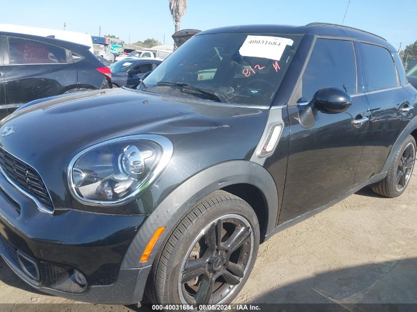 2012 Mini Cooper S Countryman VIN: WMWZC3C52CWL86880 Lot: 40031684