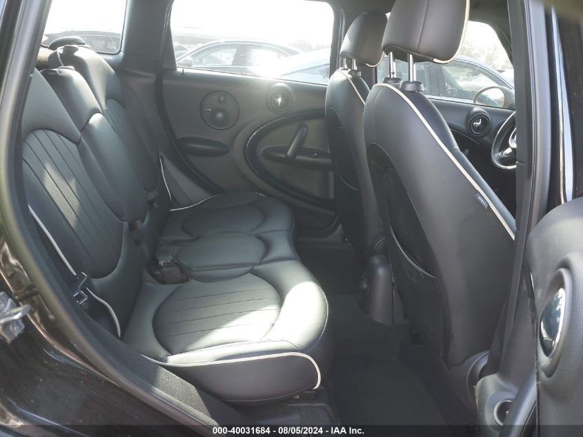 2012 Mini Cooper S Countryman VIN: WMWZC3C52CWL86880 Lot: 40031684