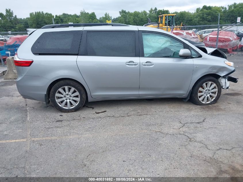 2017 Toyota Sienna Le 7 Passenger VIN: 5TDJZ3DC7HS163530 Lot: 40031692