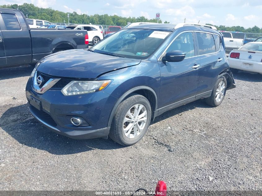 KNMAT2MVXFP544695 2015 NISSAN ROGUE - Image 2