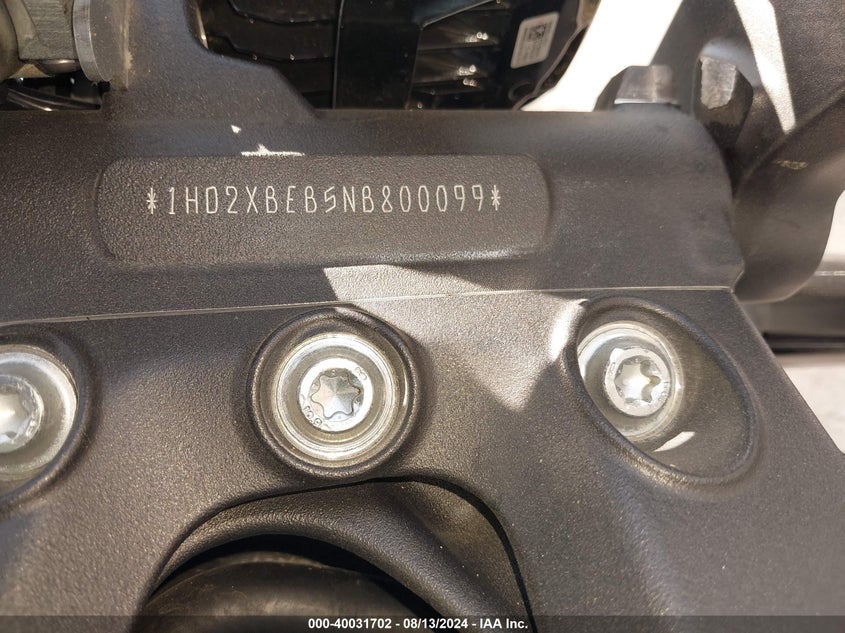 VIN: 1HD2XBEB5NB800099 2022 LIVEWIRE LW1