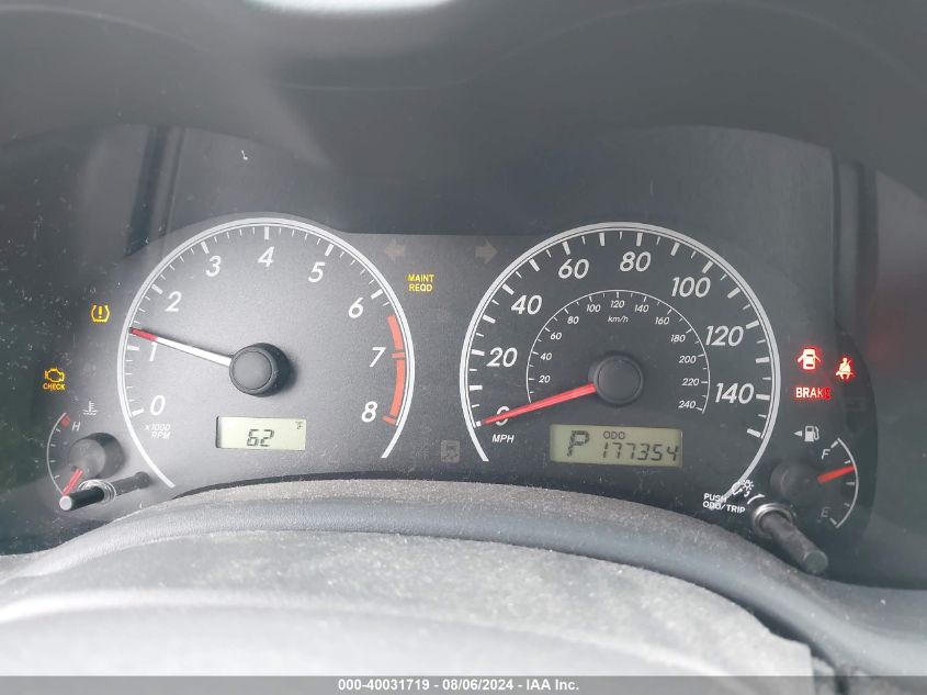 2009 Toyota Corolla Le VIN: 1NXBU40E39Z099138 Lot: 40031719