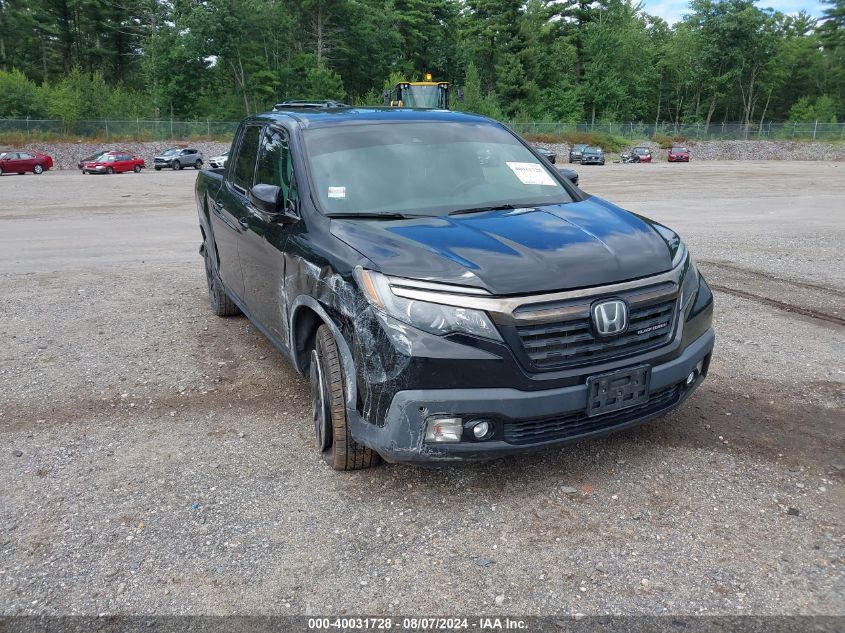 2017 Honda Ridgeline Black Edition VIN: 5FPYK3F87HB011769 Lot: 40031728